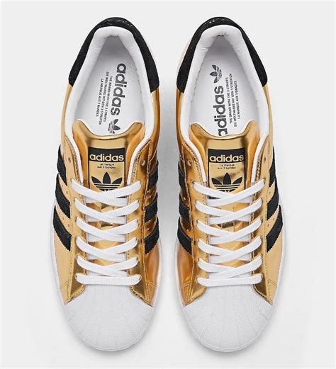 adidas gold metallic superstar.